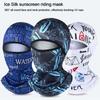 Summer Cool Ice Silk Balaclava – Full Face UV Protection Cycling Cap, Sports Face Cover for Men & Women (Bike/Motorcycle)