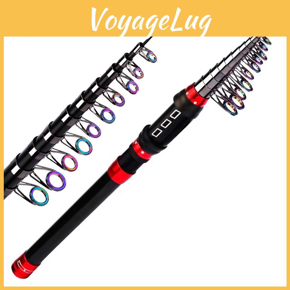 Rod Carbon Telescopic Sea Fishing Carbon Fiber Ultralight Fishing Pole Portable Spinning Casting Rods For Fish Pole 1221m 260319