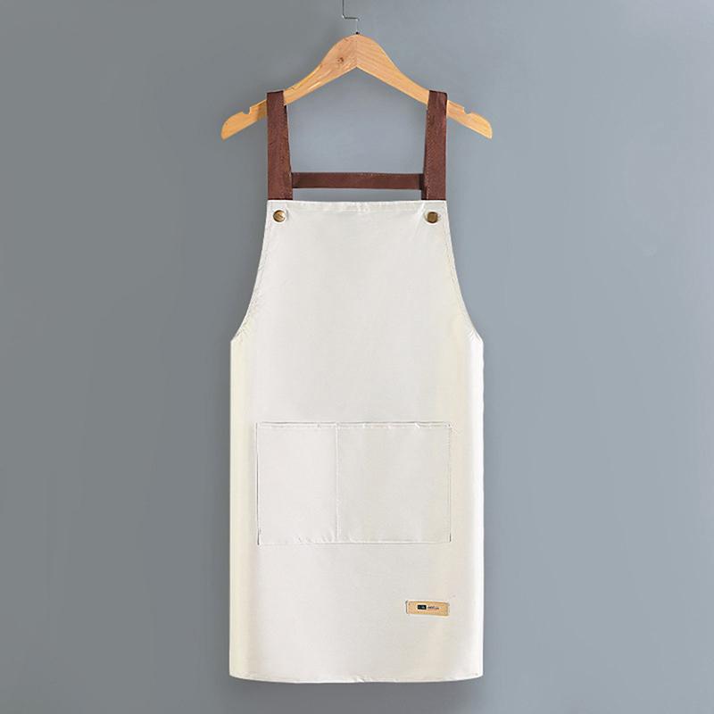 Perfessionális konyhai kötény női vízálló kötény zsebekkel Pincérkötény