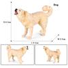 Oenux Dog Animals Model Husky German Shepherd Rottweiler Saint Bernard Action Figure Puppy Figurines PVC Collection Toy Kid Gift