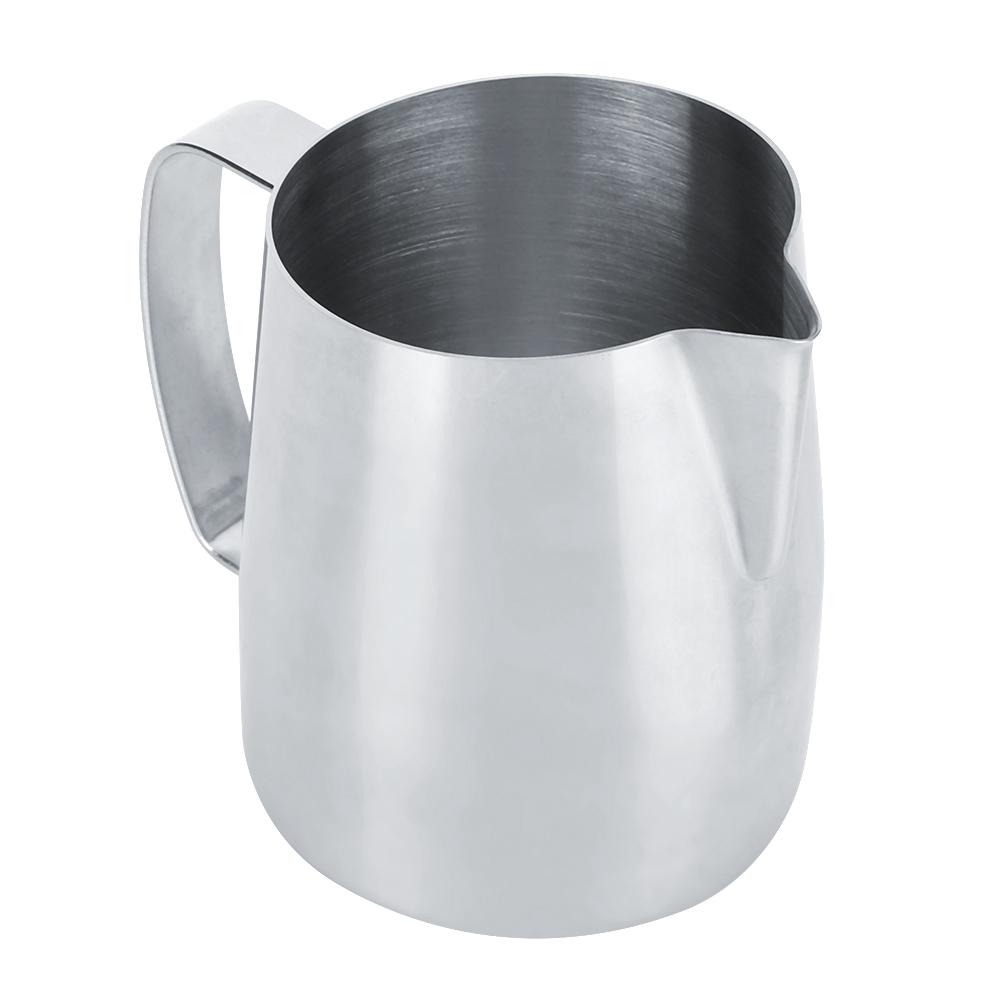 400ml Stainless Steel Foamer Cappuccino Milk Jug Milk Frothing Jug Latte Art for Home Coffee
