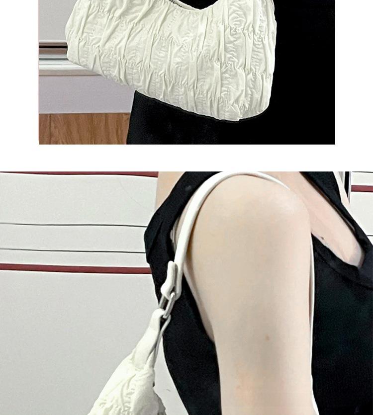 2025 Cloud Plissee Knödel Tasche - Niedliche Windbeutel Unterarmtasche für Studenten