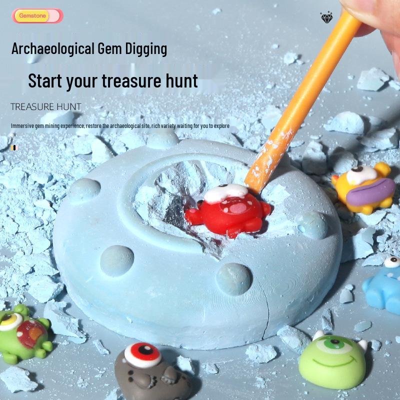 

Children s Archaeology Gem Excavation Toy - Educational Treasure Hunt Blind Box