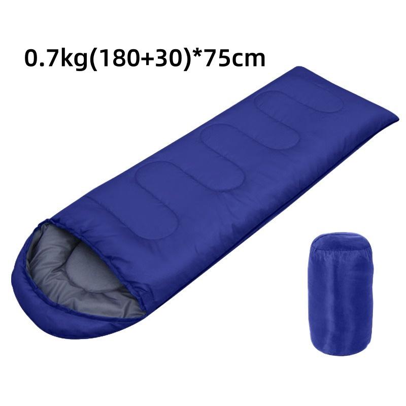 Camping Sleeping Bag Lightweight 4 Season Warm Envelope Backpack Outdoor Hollow Cotton Thickened Adult