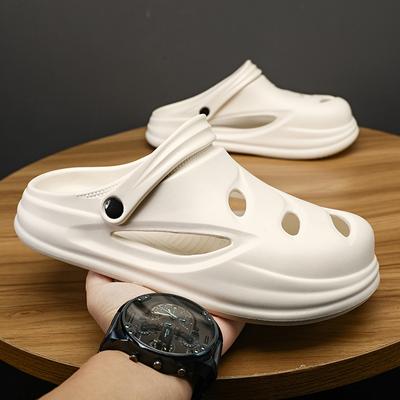 Fashion Unisex Beach Sandals EVA Women Men Hollow Garden Shoes Sneakers Water Shoes Slip On Men Slippers Tie-dyed Designer Hole Slippers