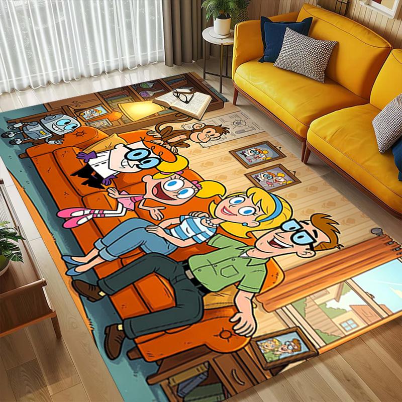 Family Time Carpet Rug for Bedroom Living Room Home Sofa Decoration,Office Home Decor Game Large Decor Floor Mat