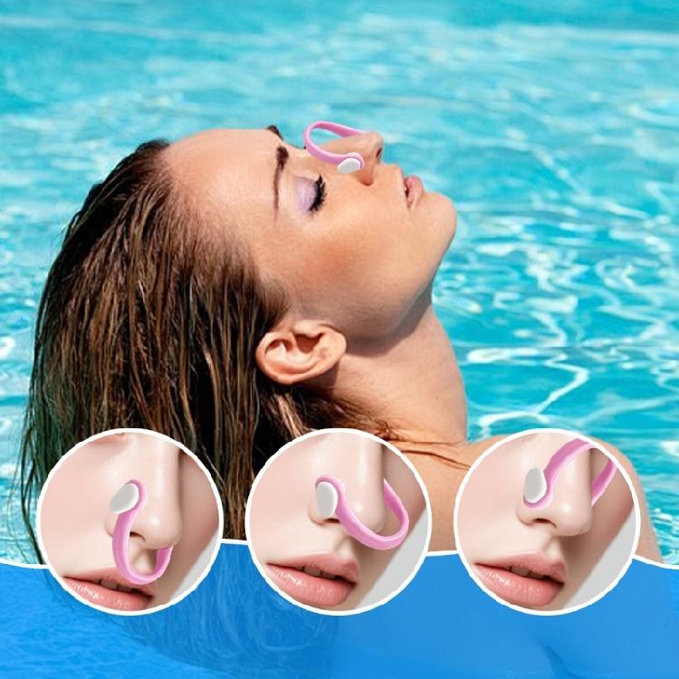 Swimming Nose Clip with Storage Box Silicone Nose Clips Swimming Accessories Swim Nose Plugs for Water Sports