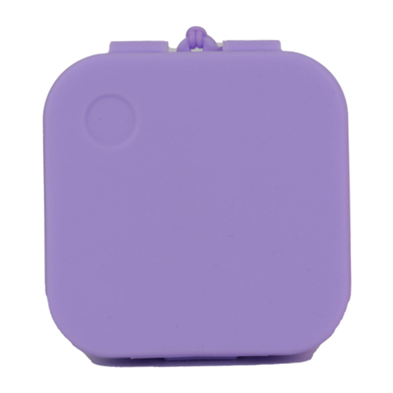 

Удобный ящик для хранения невидимых выпрямителей зубов. Легкий и портативный силиконовый держатель для организованного хранения. фиолетовый