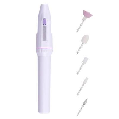 5 Bits Electric Nail File Drill Kit Tips Manicure Toenail Pedicure Salon Pen Shape Set