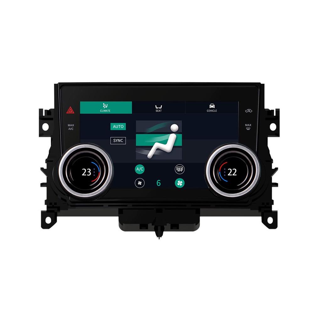 Compatible with Land Rover Range Rover Evoque ('12-'18) 7-inch LCD Touchscreen Air Conditioning Panel Upgrade.
