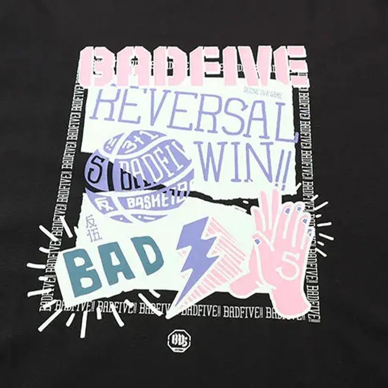 Li-Ning Versatile Printed Comfortable Short Sleeve T-Shirt Casual Sports Set Unisex Tops Black AHSU979-1+YKSV197-2