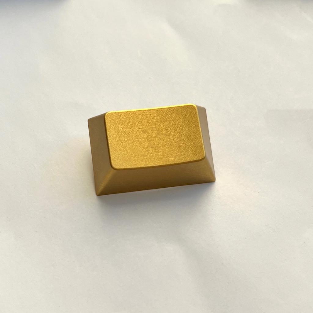 Uncarved Metal Keycaps Custom Single Keycaps R1/R2/R3/R4 Cherry Profile 1.25U 1.5U Keycaps for Mechanical Keyboards Gifts