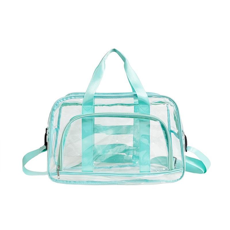 Large Capacity PVC Travel Bag - Wet/Dry Separation, Waterproof, Handheld & Crossbody Gym Bag