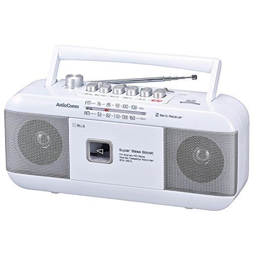 OHM AudioComm RCS-351Z 07-8379 Stereo Radio Cassette Player with Recording and Playback Function