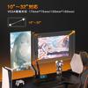 Wingame Dual Monitor Arm, Compatible with 10-32 Inch Monitors, 12kg Weight Capacity, VESA Compatible (75x75mm100x100mm), Cable Management, Grommet