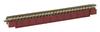 Rokuhan Z gauge R070 Deck girder iron bridge (Azuki color)