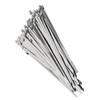 200Pcs Stainless Steel Cable Tie 4.6mm Width Hose Zip Tie Self Locking Set Kit for Wire Line