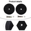 Set of 2 Deck Wheels and Hardware For for Troy and For Cadet Compatible with 1120337 7340973 Enhances Mowing Efficiency