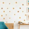 6Pcs Daisy Wall Stickers Self-Adhesive Vinyl Wall Decals Waterproof And Removable Boho Floral