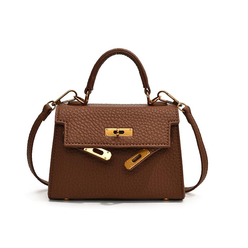 Retro Trendy Hand Bag Women's 2025 New Autumn Fashion Casual Small Square Bag High-end Messenger Bag