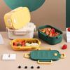 Two-Compartment Double-Layer Lunch Box Portable Food Storage Containers Divided Lunch Box  Picnic