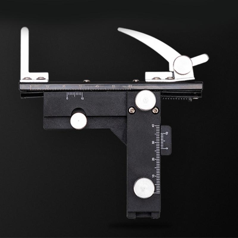 High Precisions Microscope Stage Micrometer Single Line Slide Ruler Precisions Optical Tool for Scientific Research