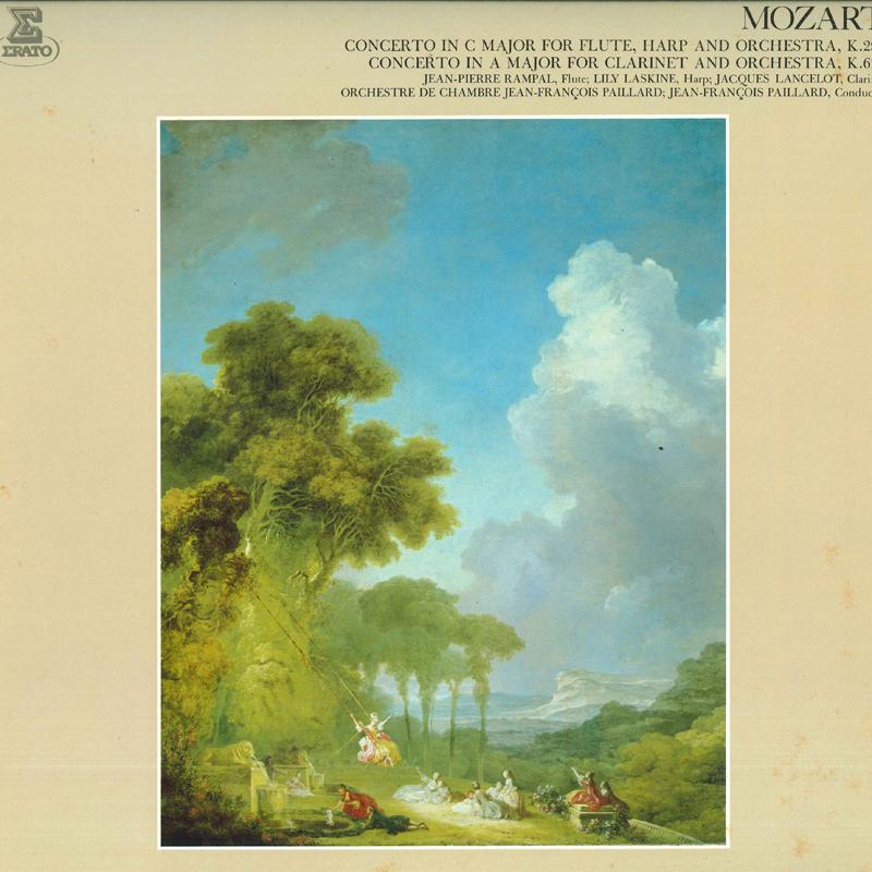 LP Record JEAN-PIERRE RAMPAL, LILY LASKINE, J - Mozart Concerto In C Major For Flut FCCA846 ERATO 1983 Japan Classical Used