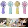Portable Handheld Fan Battery Fan 2Xaa Battery Operated For Home And Travel Cooling Fan With Phone Stand Holder Handheld Fan_Special Gift