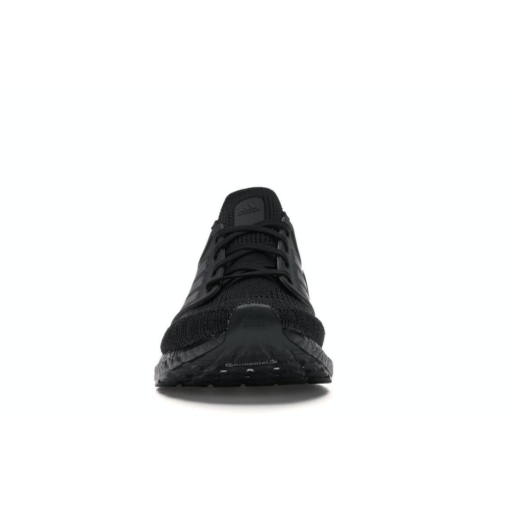 Adidas UltraBoost 20 Potrójna Czerń Sneakersy Unisex Core-Black Szary-Czwórka Solar-Red EG0691