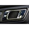 For Ford Mustang 2015-2023 Real Carbon Fiber Inner Door Bowl Cup Cover Trim 2PCS