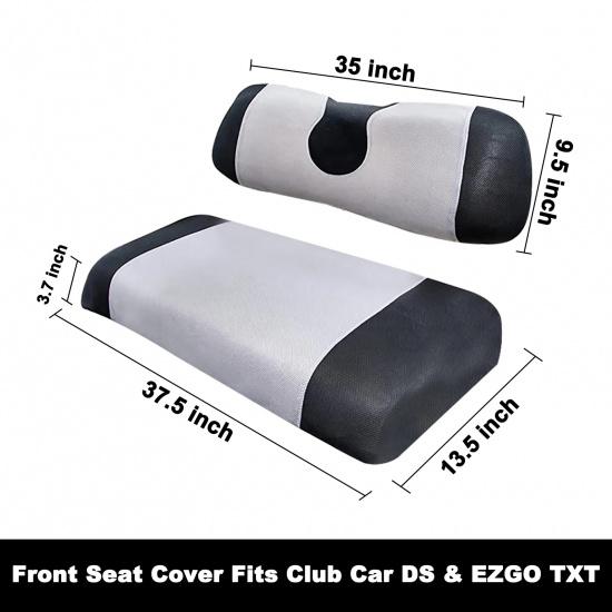 Coprisedile in Tessuto a Rete di Poliestere Lavabile a Caldo, Design alla Moda, per Golf Cart Club Car DS & EZGO TXT