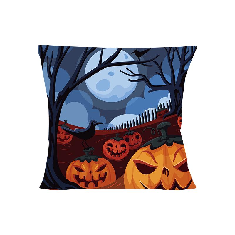 Copricuscino da divano zucca di Halloween nordico