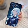 Genshin Impact  Furina Phone Case For iPhone 17,16,15,14,13,12,11 Plus,Pro Max,XS,Soft Silicone Black Cover