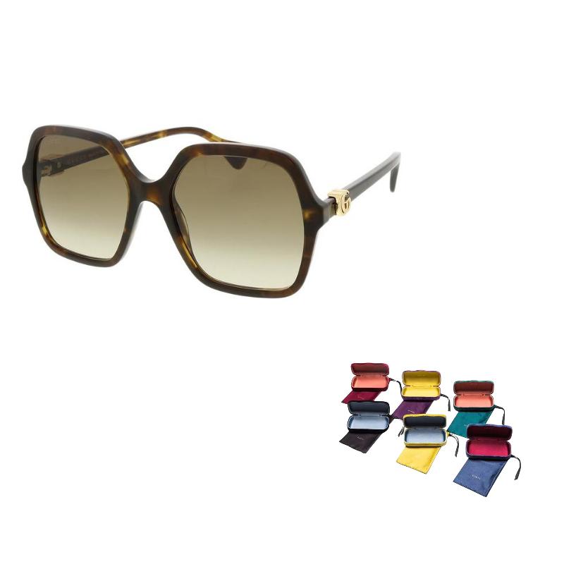 Gucci Rectangular Minimalist Square Sunglasses Unisex Sunglasses GG1072S-002