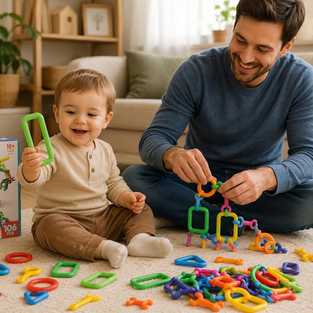 [PACZA] Construction blocks for children 106 pieces Z3375