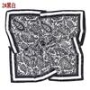 New Cashew Flower Pattern Printing 91 * 91 Satin Large Square Scarf Silk Scarf Spot Wholesale, Yiwu
