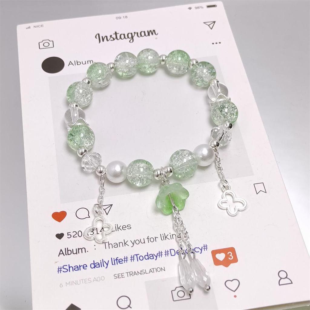 Mori Style Starry Sky Crystal Butterfly Bracelet - Elegant, Versatile Fairy Design for Women and Best Friends