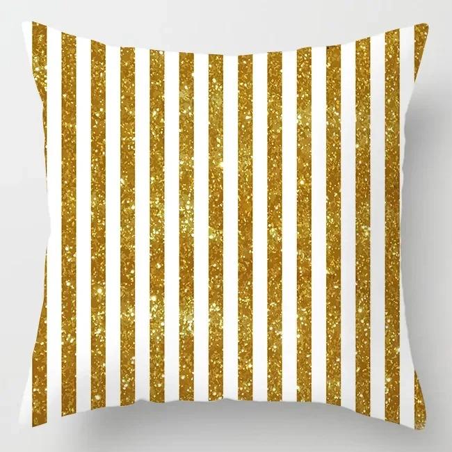 Pillowcase Luxury Gold Decorative Cushion Cover Home Sofa Pillowcase Home Decoration