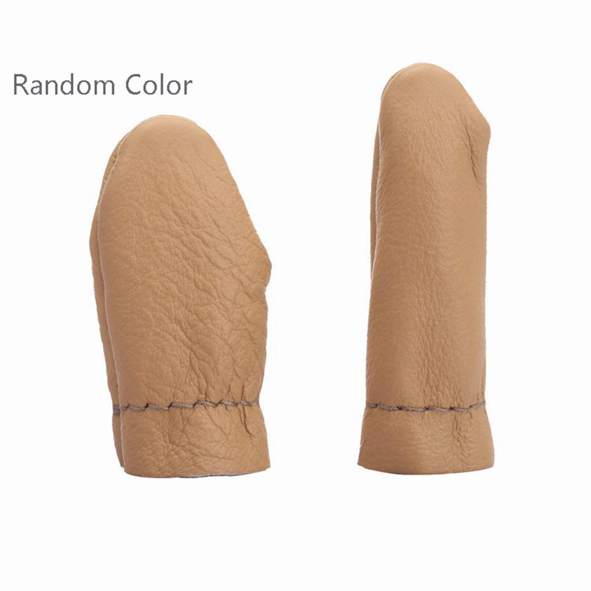 

Ремесло Шитье Утолщенная Кожа Многоразовый Защитник Большого Пальца Напальчники Перчатки для Пальцев Инструмент для Фелтинга 1 Pair