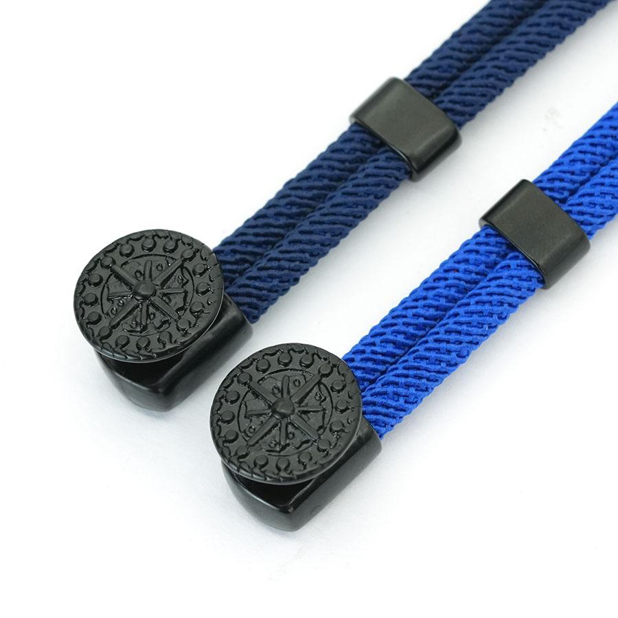 Bracciale Bussola da Uomo Unico 6 Colori Disponibili Catena a Cordino Bracciale Wrap Bangle Hiphop Cool Accessori per Mano da Equitazione Pulseras Rojas