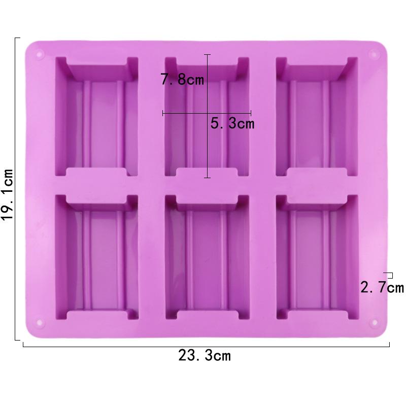 Handmade Soap Mold,Patterned Silicone Mold, Aromatherapy Plaster Mold,Cold Process Soap Mold,High-Temperature Resistant Food-Grade Silicone Cake Mold