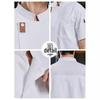 Men's Short Sleeve Chef Uniform - Breathable Summer Workwear for Baking and Catering