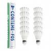 CONTEME Badminton Shuttlecocks Indoor Outdoor Practice Training Backyard High-speed Shuttle Balls Stability Durability Pack 12.