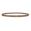New Genuine Leather Thin Belt Women's Decorative Dress Jeans Fashionable and Versatile Thin Belt Retro Style Trousers