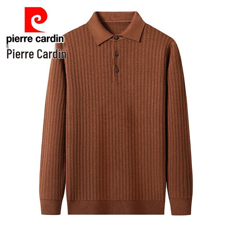 Pierre Cardin Men's Polo Collar Knit Sweater