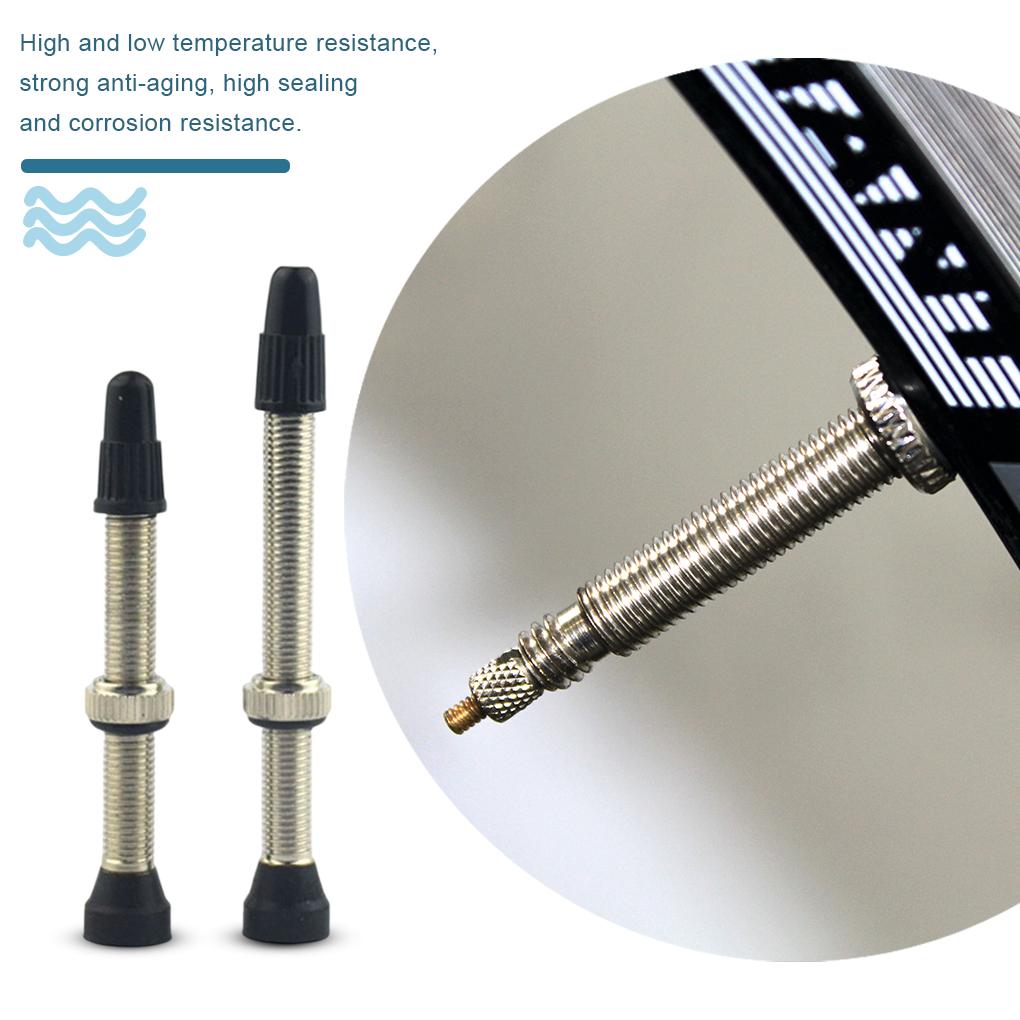 Brass Valve Stem Rustproof Waterproof Bikes Air Nozzle Wear-resistant Removable Valves Caps Cycling Accessories