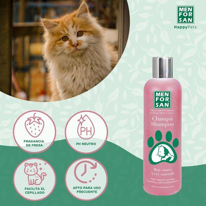 Shampooing - Menforsan - 1 Litre - Très Doux - Vegan - Nourrit et Protège le Pelage