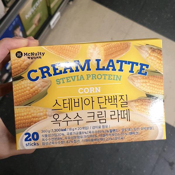 McNulty Stevia Protein Corn Cream Latte 18g x 20p 18g