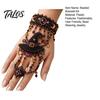 Adult Arts And Crafts Kits DIY Beaded Bracelet Kit, Bead Weaving Jewelry Kit with Pattern Guide, Adjustable Intermediate Loom Patterns Hand