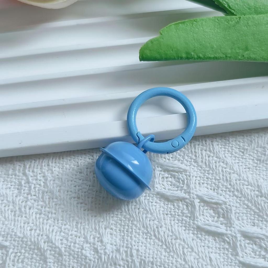 Portachiavi Ciondolo Campanella Colore Caramella con Moschettone a Molla Smaltato per Gioielli Fai da Te e Accessori per Borse
